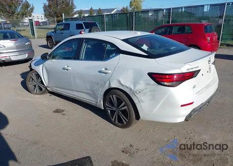 2021 Nissan Sentra Sr Xtronic Cvt z USA, uszkodzony, nr VIN 3N1AB8DV0MY227089